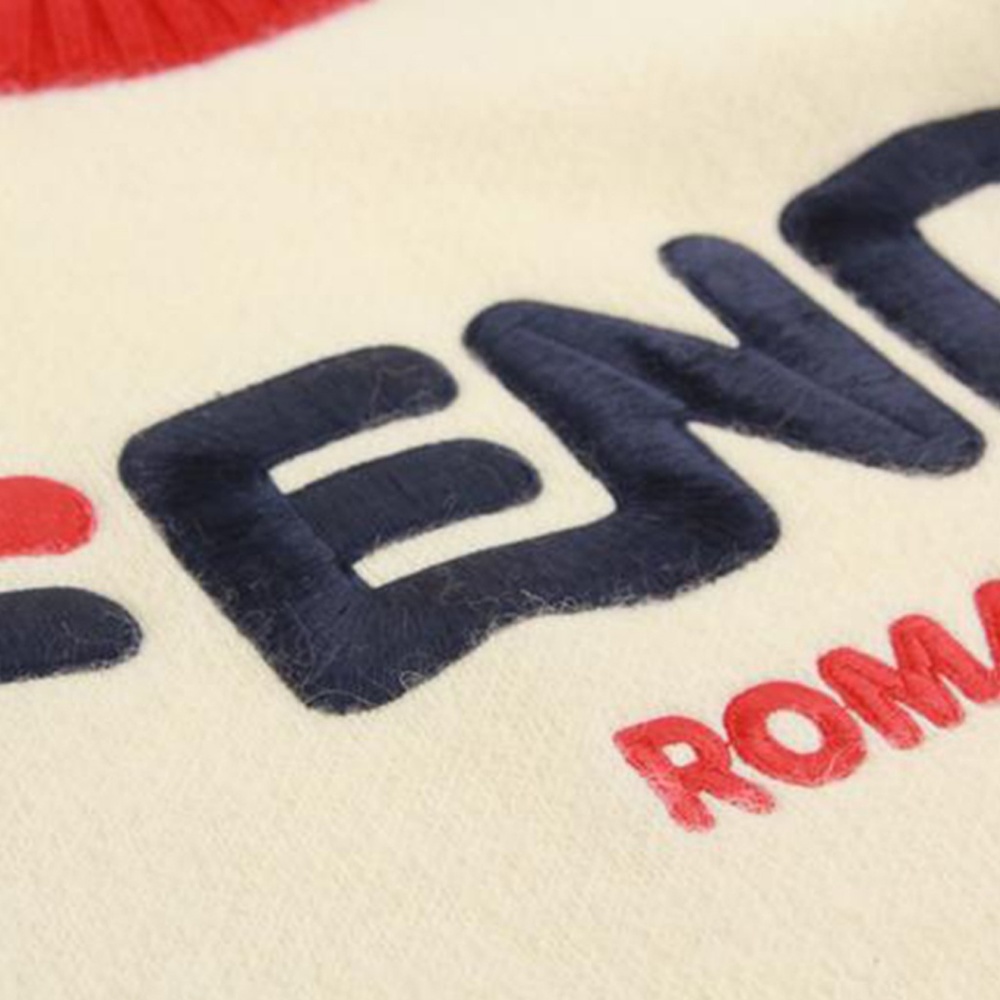 SOLD Fendi Mania Ivory Crewneck Sweater - Picture 4 of 7